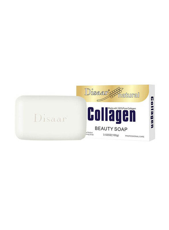 

Disaar Collagen Rejuvenating Facial Beauty Soap, 100g, White