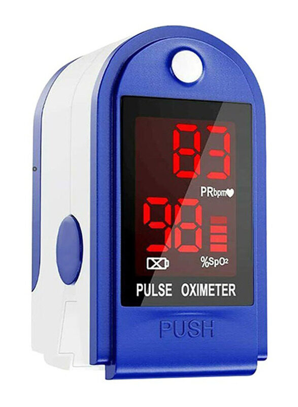 

Generic Digital Fingertip Pulse Oximeter, Blue