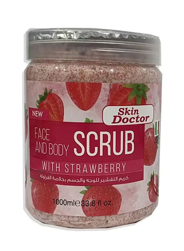 

Skin Doctor Face & Body Scrub with Strawberry, 1000ml