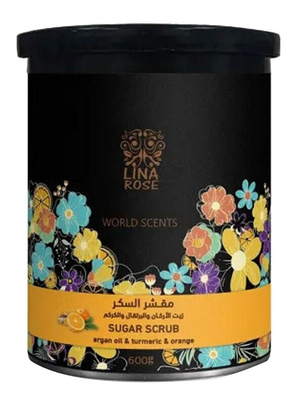 

Lina Rose Sugar Scrub with Argan Oil & Turmeric & Orange, 600gm