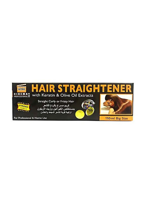 

Ekeratin Black Nitro Canada Hair Straightener Keratin & Olive Oil Extracts, 110ml