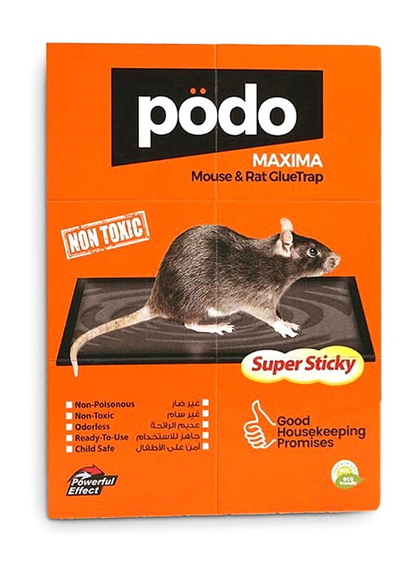 

Podo Maxima Mouse Rat Glue Trap, Multicolour