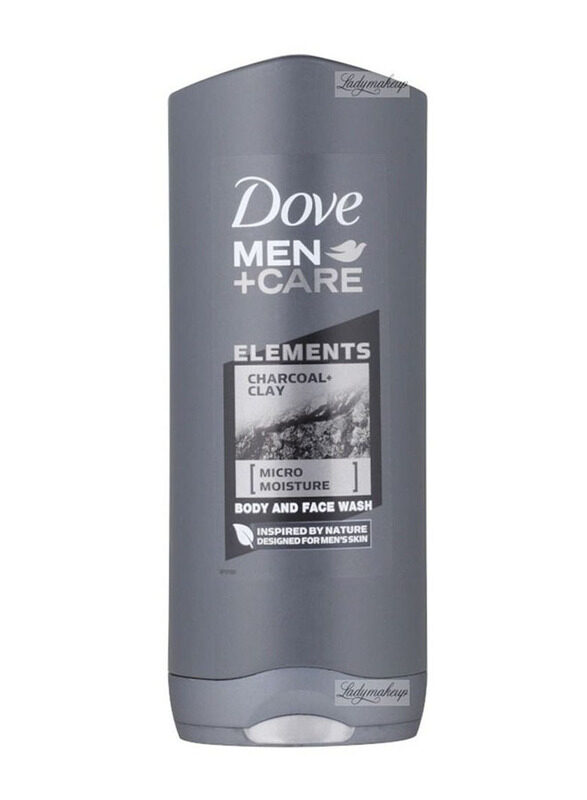 

Dove Plus Care Charcoal Clay Micro Moisture Body And Face Wash, 400ml