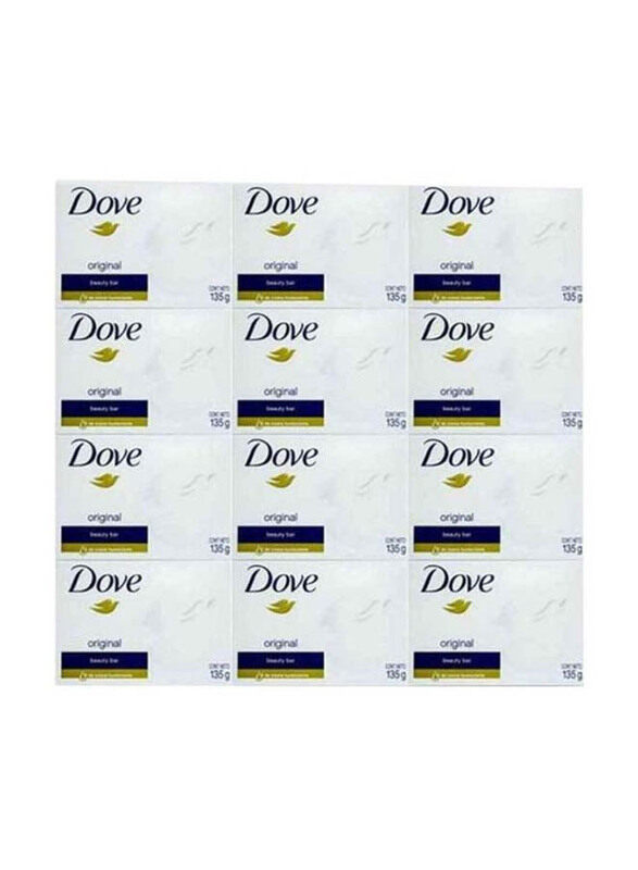 

Dove Original Beauty Bar Soap Set, 12 x 135gm