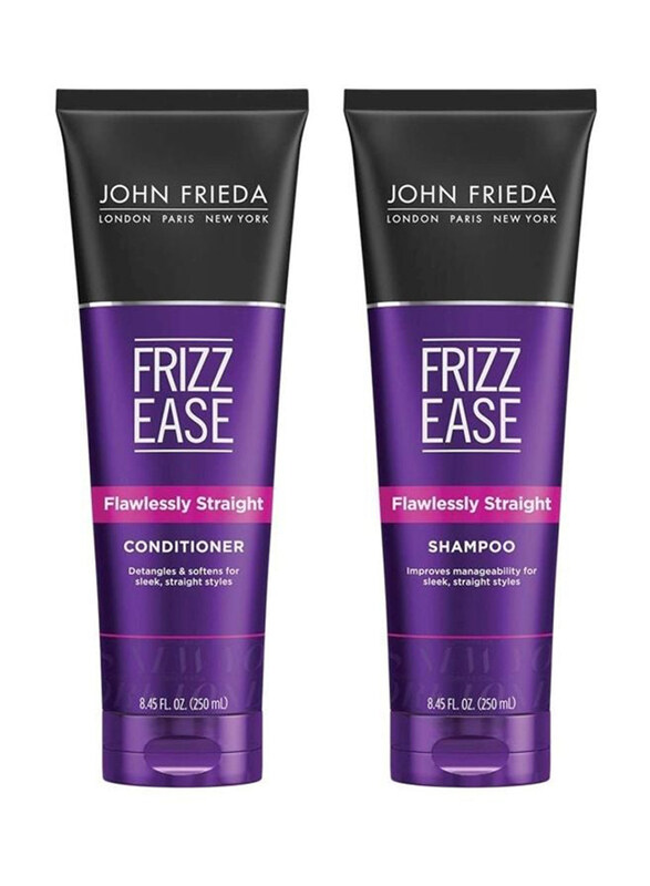 

John Frieda Frizz Ease Flawlessly Straight Shampoo And Conditioner Set, 250ml