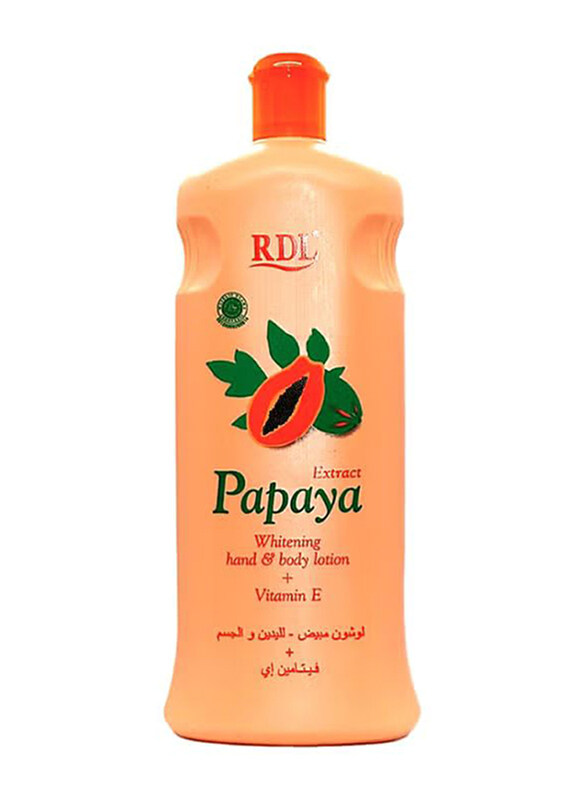 

RDL Papaya Hand & Body Whitening Lotion, 600ml