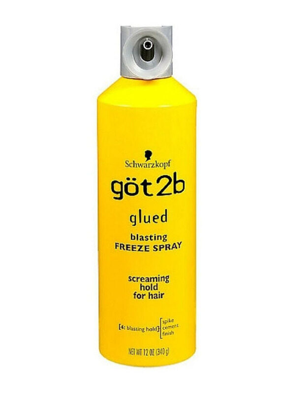 

Schwarzkopf Got2B Glued Blasting Freeze Spray for All Type Hair, 2 x 340gm