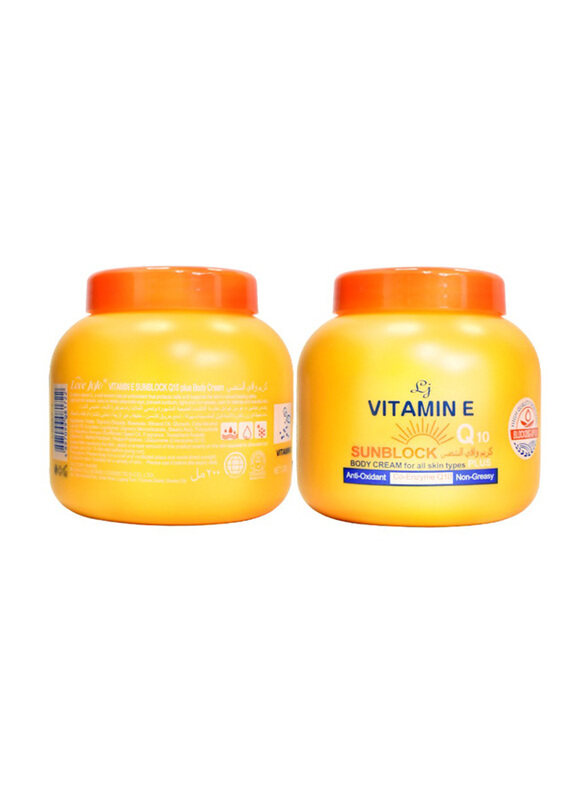 

Love JoJo Vitamin E Sun Protect Q10 Plus Body Cream, 200ml