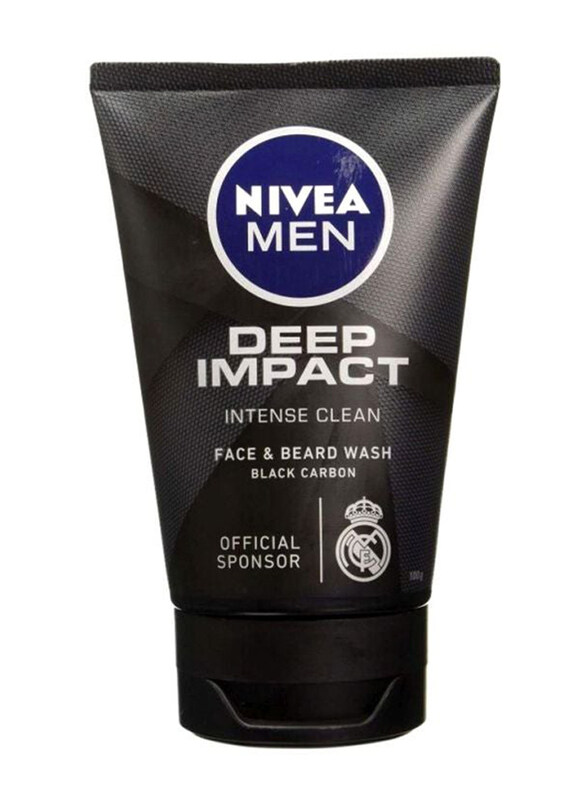 

Nivea Deep Impact Intense Clean Face And Beard Wash, 100g