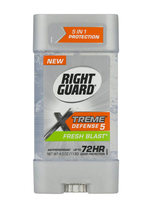 

Right Guard Xtreme Defense 5 Antiperspirant Fresh Blast, 113g