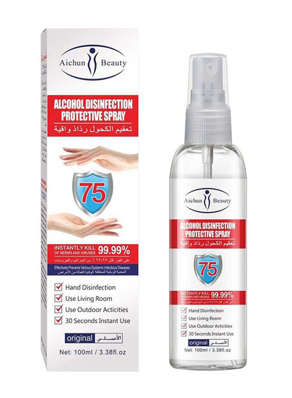 

Aichun Beauty Alcohol Hand Sanitizer Disinfection Protective Spray, 100ml