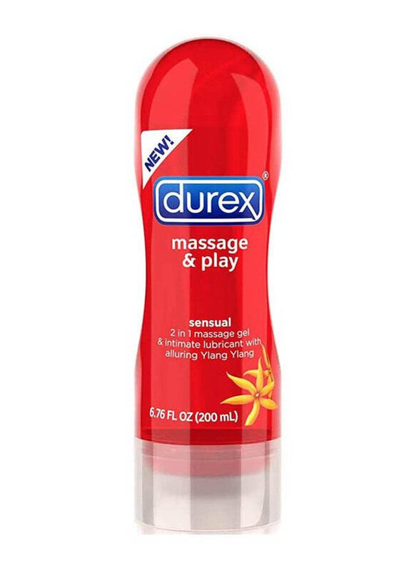 

Durex Massage & Play 2-in-1 Sensual Lube with Ylang Gel, 200ml