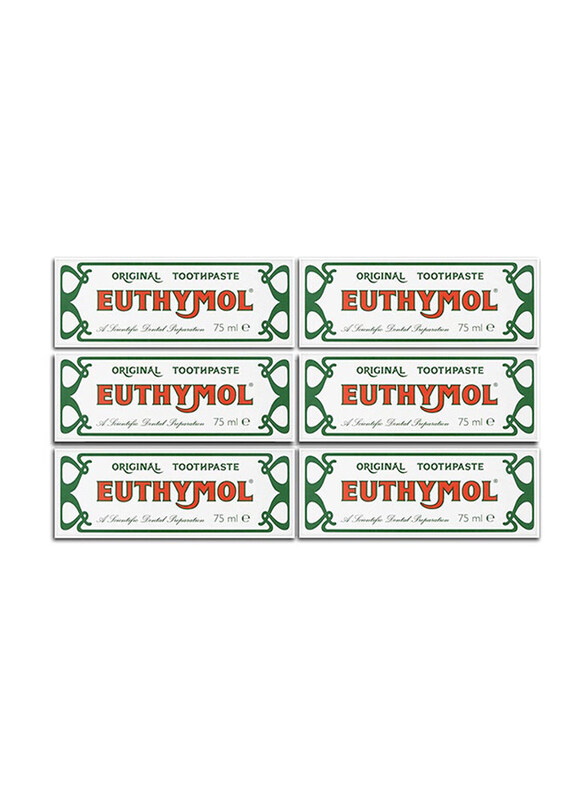 

Euthymol Original Toothpaste, 6 x 75ml