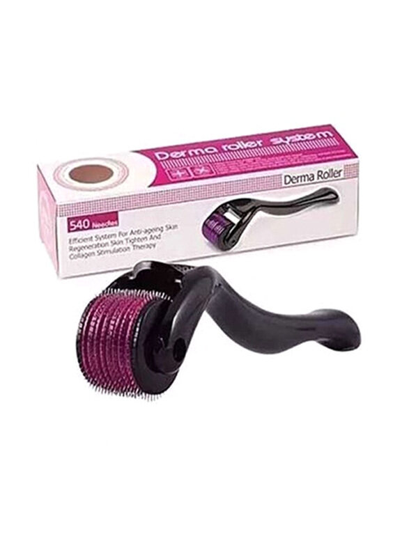 

Derma - Titanium Micro Needle Derma Roller, Black/Pink, One Size