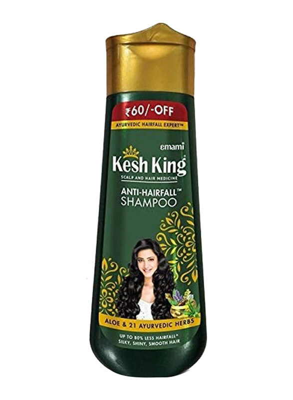 

Kesh King Anti Hairfall Shampoo with Aloe and 21 Herbs, 340ml