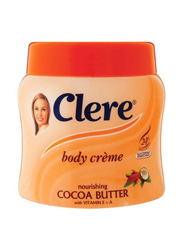 

Clere Cocoa Butter Body Cream, 500ml