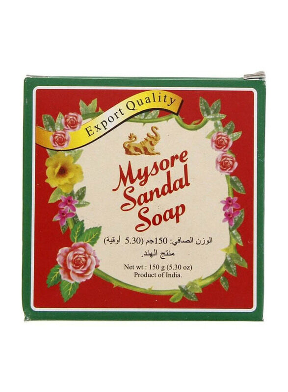 

Mysore Sandalwood Oil Sandal Soap, 150gm