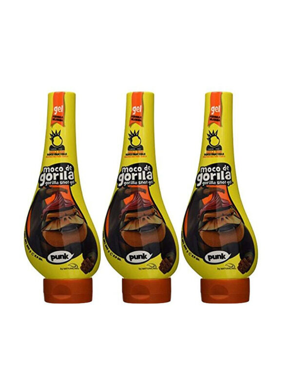 

Moco De Gorila Extreme Hold Gel for All Hair Types, 3 x 11.9oz