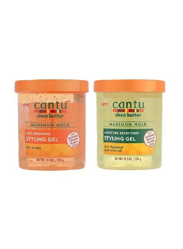 

Cantu Styling Gel Set for All Hair Types, 2 Pieces