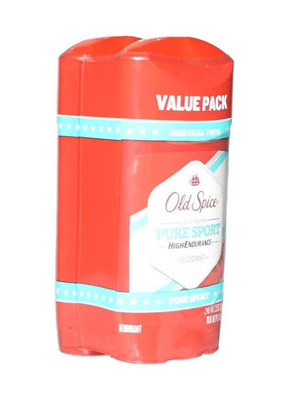 

Old Spice Stick Deodorant for Unisex, 2 x 63g