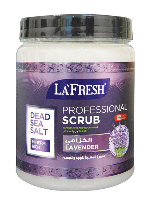 

La Fresh Dead Sea Salt Mineral Rich Lavender Scrub, 1000ml