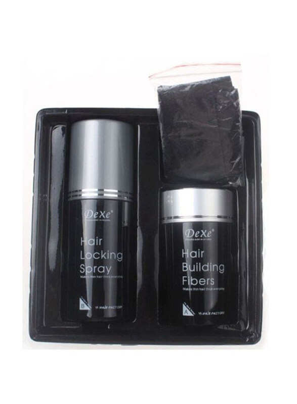 

Dexe Hair Building Fibers With Hair Locking Spray Set for All Hair Type