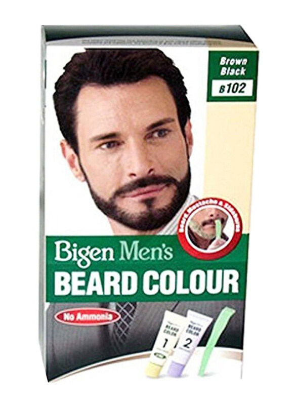 

Bigen Men's Beard Colour, 40g, B102 Brown Black