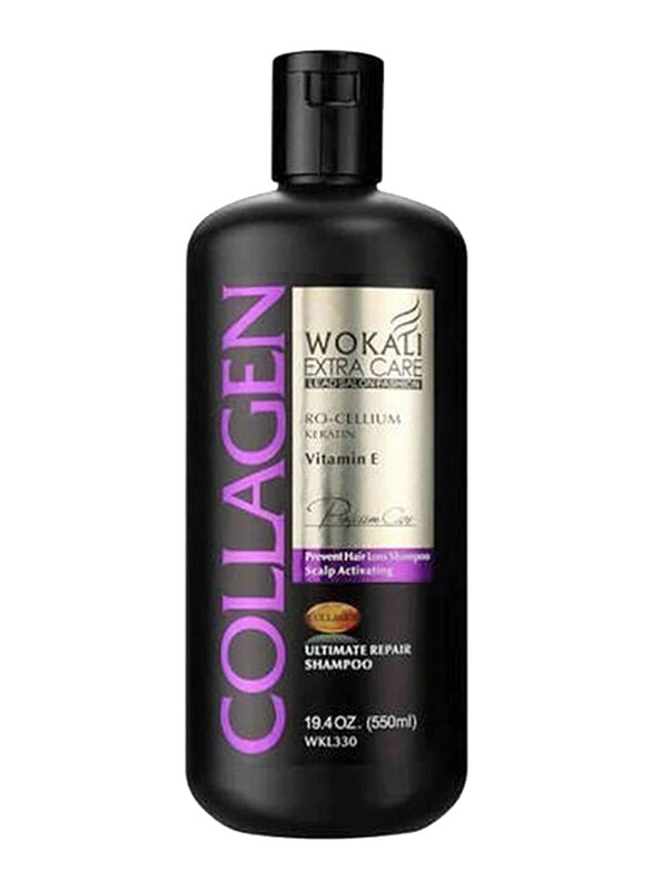 

Wokali Extra Care Ro-CellIum Collagen Ultimate Repair Shampoo, WKL330, 550ml