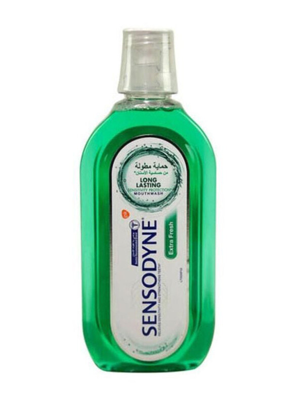 

Sensodyne Green Long Lasting Extra Fresh Mouthwash, 500ml