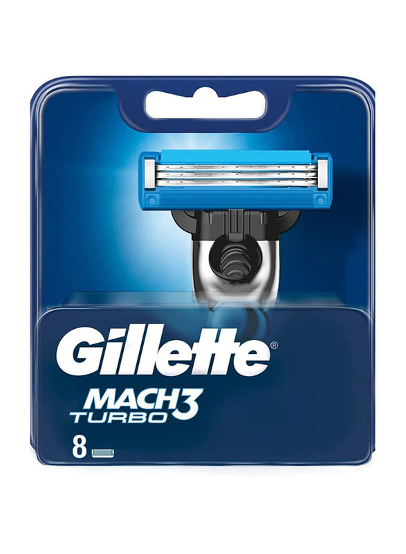 

Gillette Mach3 Turbo Men's Razor Blade Refills, 8 Pieces