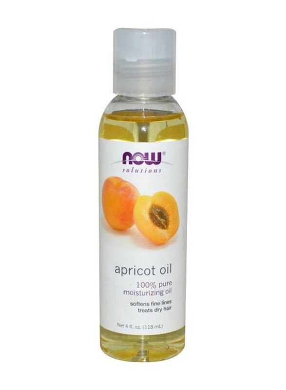 

Now Foods Apricot Moisturizing Hair Oil for All Hair Types, 118ml