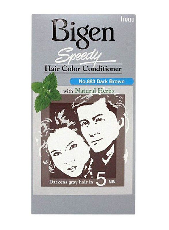 

Bigen Speedy Hair Colour Conditioner, No. 883 Dark Brown