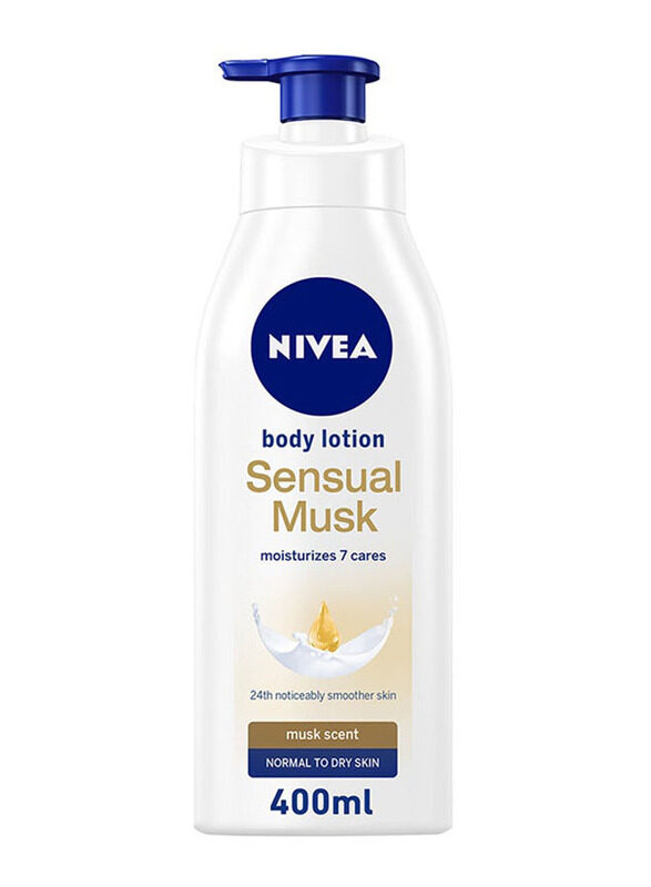 

Nivea Sensual Musk Body Lotion, Musk Scent, Normal To Dry Skin, 400ml
