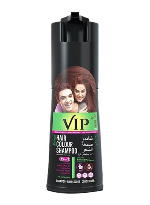 

VIP Hair Colour Shampoo, 180ml, Brown