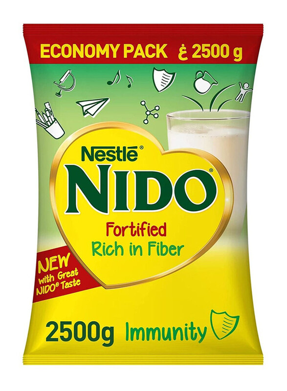 

Nestle Nido Fortified Milk Powder Rich in Fiber Economy Pack 2500g