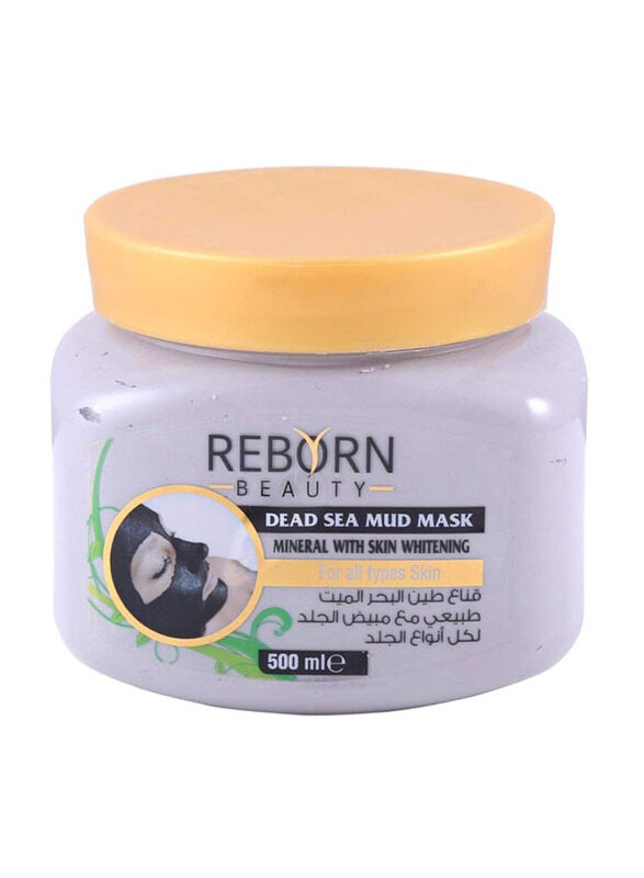 

Reborn Multicolour Dead Sea Mud Mask Mineral With Skin Whitening, 500ml