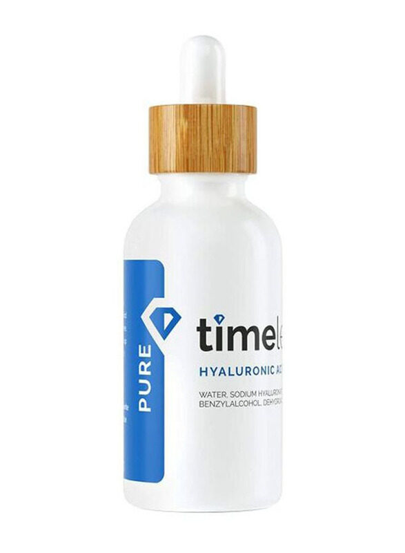 

Timeless Skin Care White/Blue Hyaluronic Acid Pure Face Serum, 30ml