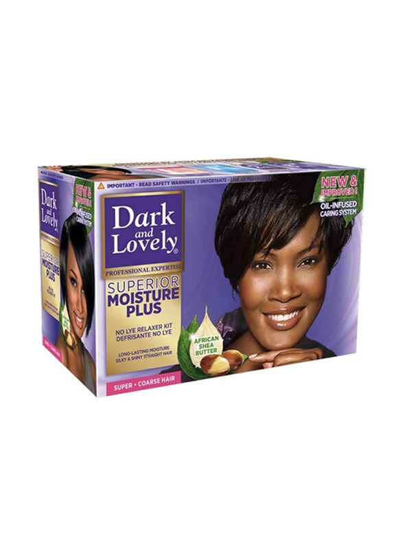 

Dark & Lovely Superior Moisture Plus No Lye Relaxer Kit, Set