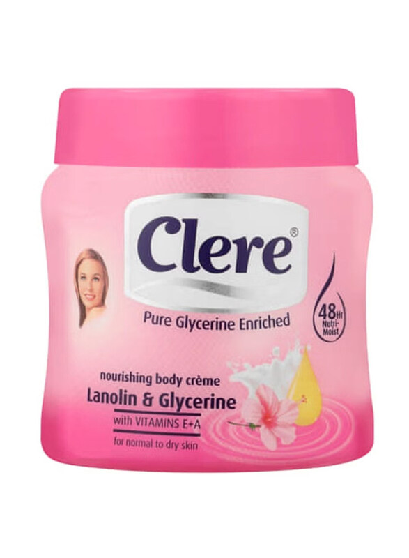 

Clere Lanolin & Glycerine Nourishing Body Cream, 300ml