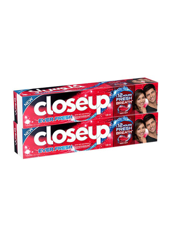 

Closeup Red Hot Toothpaste, 2 x 120ml