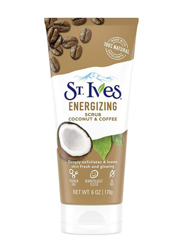 

St. Ives Energizing Scrub with Coconut & Coffee Scrub, 170gm