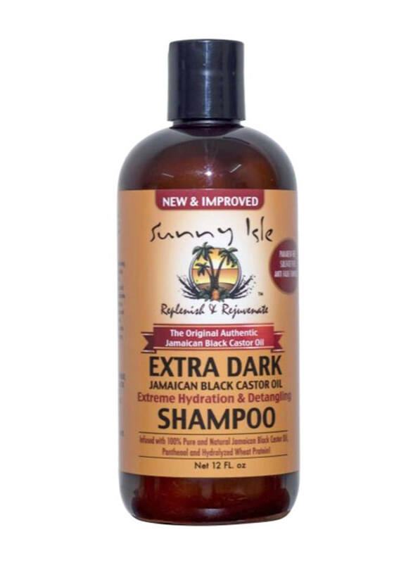 

Sunny Isle Jamaican Black Castor Oil Extreme Hydration and Detangling Shampoo for All Hair Types, 12oz