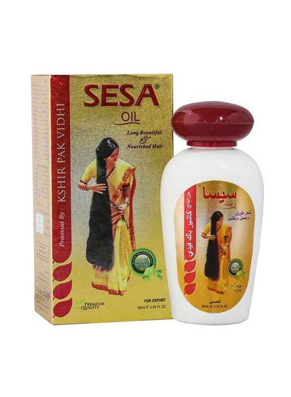 

Sesa Ayurvedic Herbal Oil Gold Pack for Hair Fall Control, 90ml