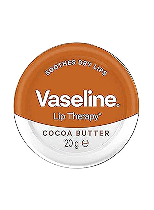 

Vaseline Lip Therapy Petroleum Jelly With Cocoa Butter, 20gm