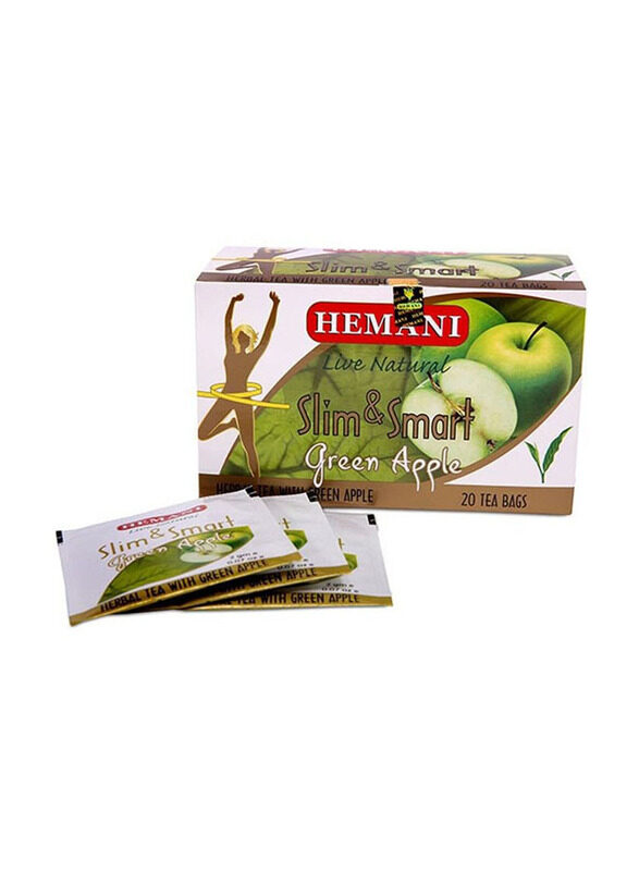 

Hemani Slim & Smart Herbal Tea with Green Apple, 40g