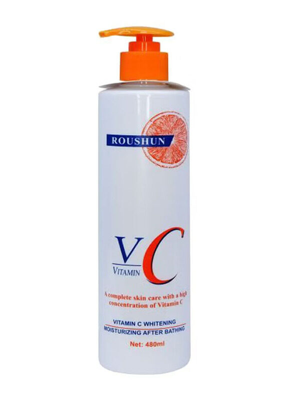 

Roushun Vitamin C Whitening Moisturizing After Bathing Body Lotion, 480ml