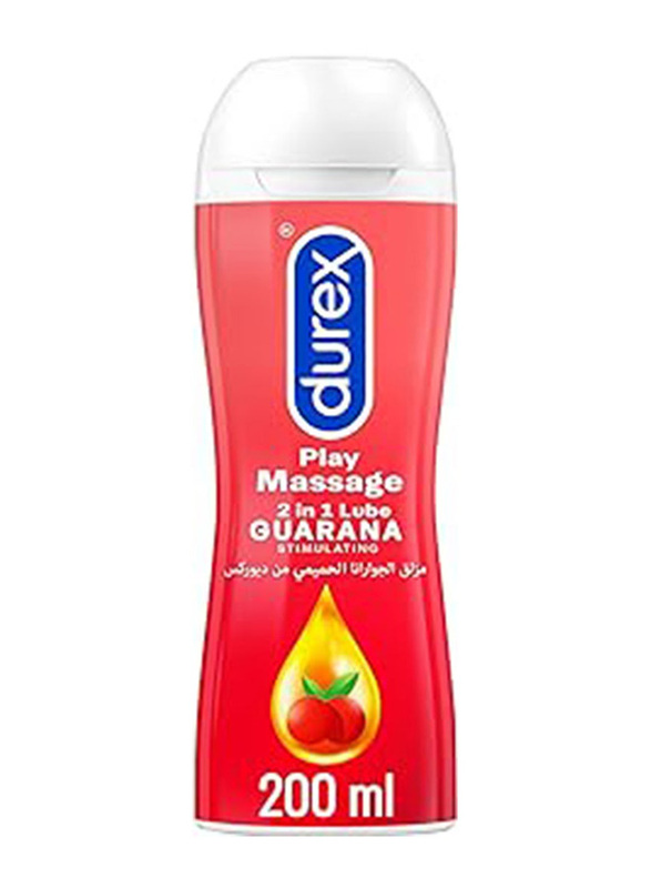 

Durex 2-in-1 Lube Guarana Play Stimulating Massage Gel, 200ml