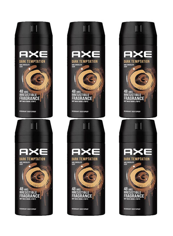 

Axe Dark Temptation Deodorant Body Spray, 6 x 150ml