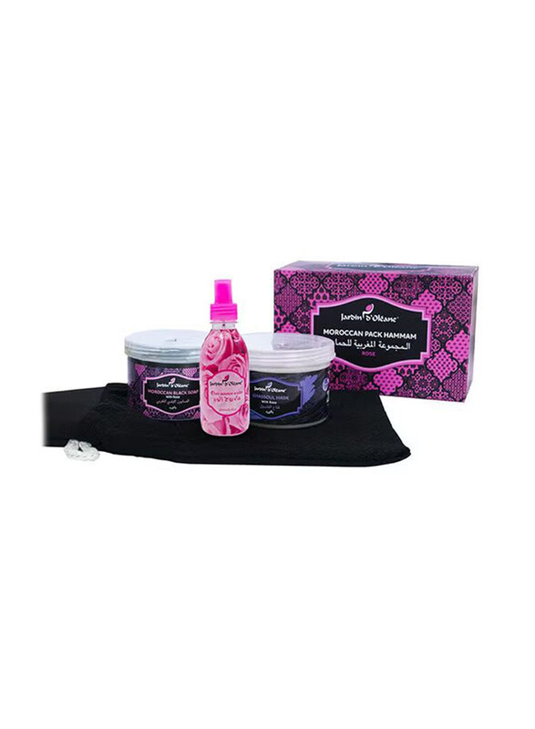 

Jardin D Oleane Moroccan Pack Hammam Rose Soap, 450g