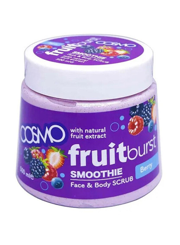 

Cosmo Fruit Burst Face & Body Berry Scrub, 500ml